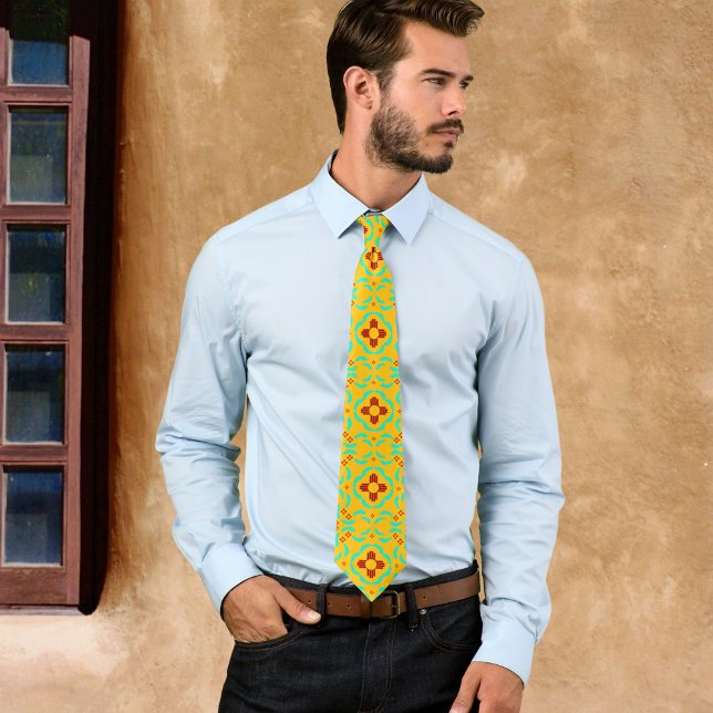 Red Zia Symbols New mexico Turquise Feathers Slips (Skapare uppladdad)