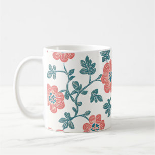 Red Zinnias Kaffemugg