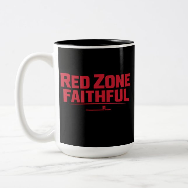 Red Zone Faithful Två-Tonad Mugg (Vänster)