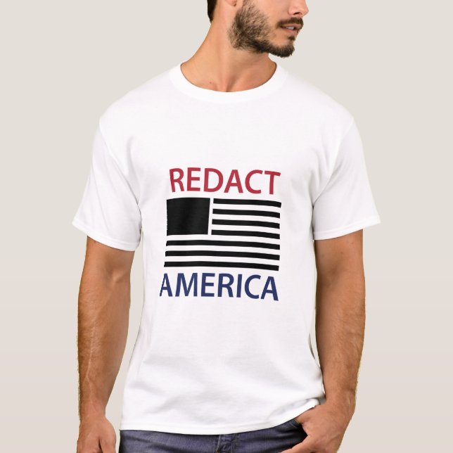 REDACT AMERICA T-Shirt (Framsida)