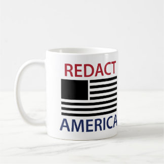 REDACT AMERICA T-Shirt Kaffemugg