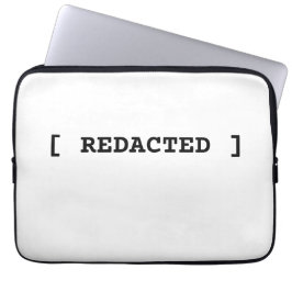 [ REDACTED ] Minimalistisk Typografisk Professione Laptop Fodral