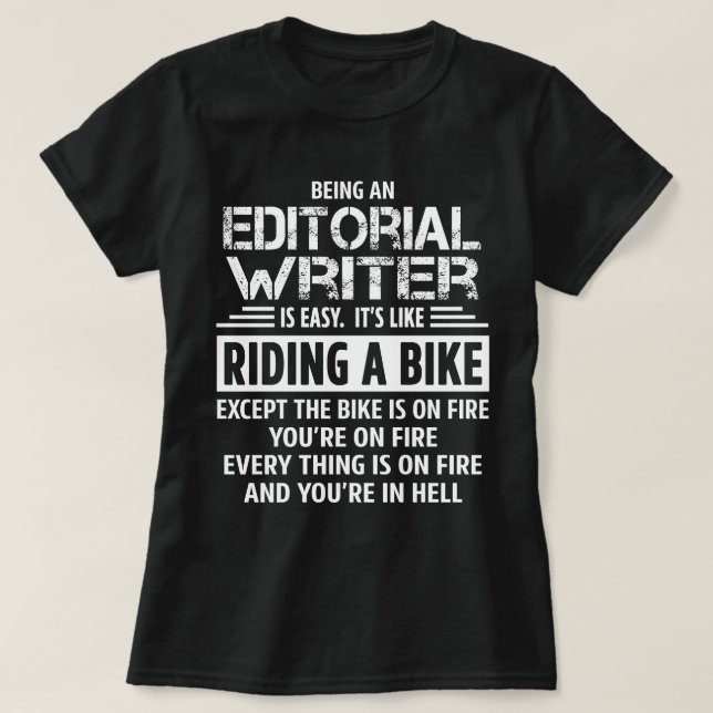 Redaktionell skrivare t shirt (Design framsida)