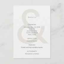 Redaktionell typografi Bröllopsdetaljkort