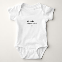 Redan förhandlar rolig baby bodysuit t shirt