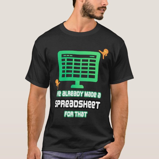 REDAN UTFÖRT ETT SPREADSHEET FÖR DET T SHIRT (Framsida)