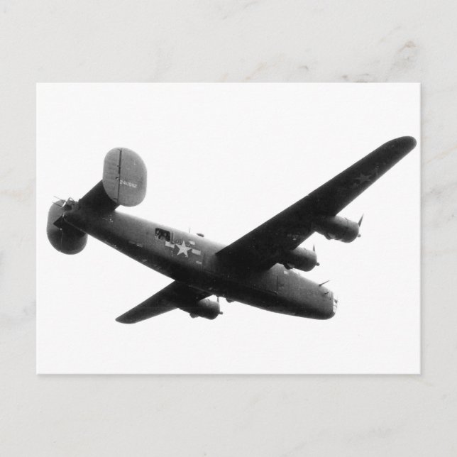 RedBallExpress Carpetbagger B-24 Liberator Vykort (Framsida)