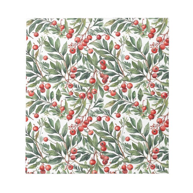 Redberry-jul Anteckningsblock (Framsida)