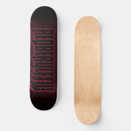 RedBerylFTW Banner Deck Mini Skateboard Bräda 18,5 Cm