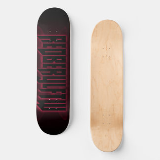 RedBerylFTW Banner Deck Mini Skateboard Bräda 18,5 Cm