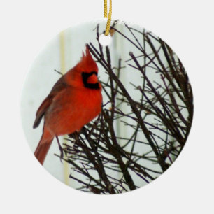 Redbird Julgransprydnad Keramik