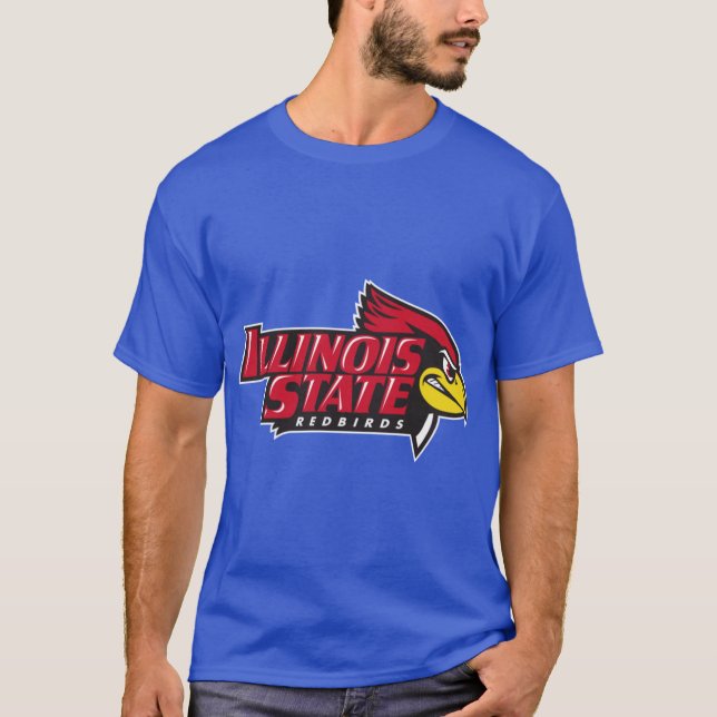 Redbirds Illinois Stateicon T Shirt (Framsida)