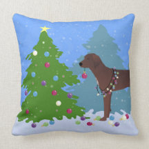 Redbone Coonhound Decoration Julgran