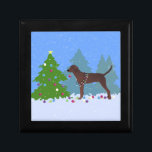 Redbone Coonhound Decoration Julgran Minnesask<br><div class="desc">Redbone Coonhound hound-jakt på hund aveln-sidan visar silhuette juldesign. Denna silhuett kan också representera: Treeing Walker,  American English Coonhound,  Redtick,  Pointer,  Austrian Pinscher,  Catahoula Leopard Hund,  Leopard Hound,  Artois,  Braque d'auvergne,  Norway Hound,  Dunker,  Estonian Hound,  Finlands Hound,  Hanover Hound,  Hanoverian Hound,  Hanoverian Scenthound</div>
