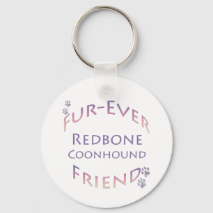 Redbone Coonhound Furever Friend Nyckelring