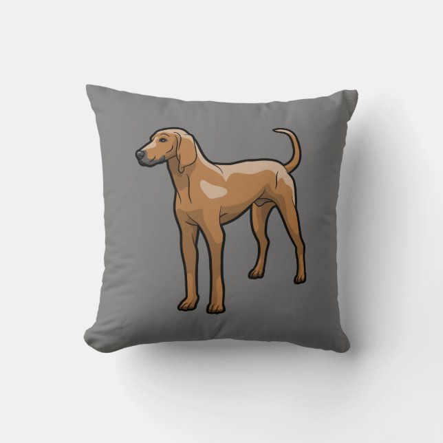 Redbone Coonhound Kudde (Framsida)