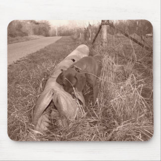 Redbone Coonhound Mousepad Musmatta