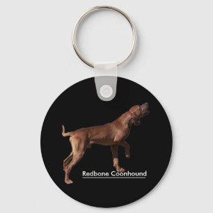 Redbone Coonhound Nyckelring