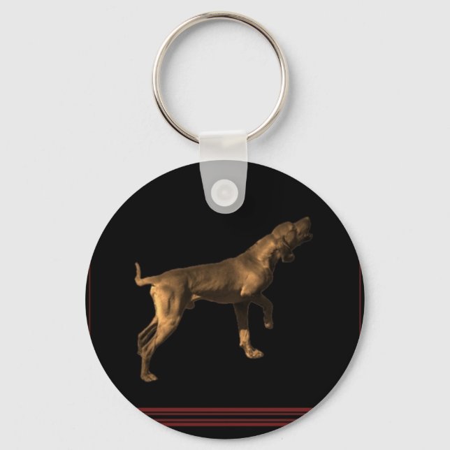 Redbone Coonhound-nyckelring Nyckelring (Framsida)