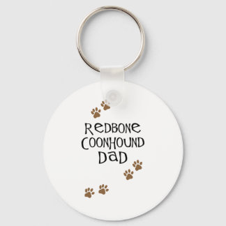 Redbone Coonhound Pappa Nyckelring