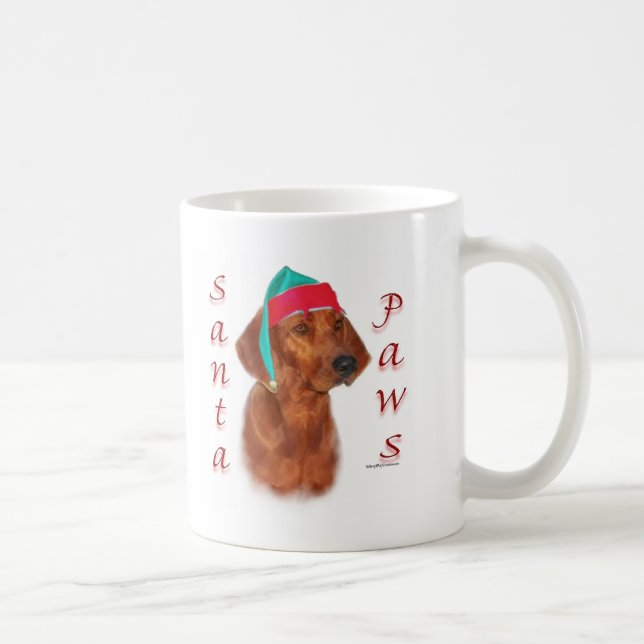 Redbone Coonhound Santa Tassar Kaffemugg (Höger)