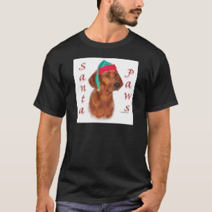 Redbone Coonhound Santa Tassar T-shirt