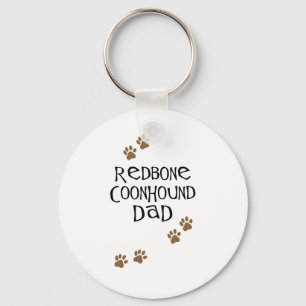 Redbone Coonhoundpappa Nyckelring