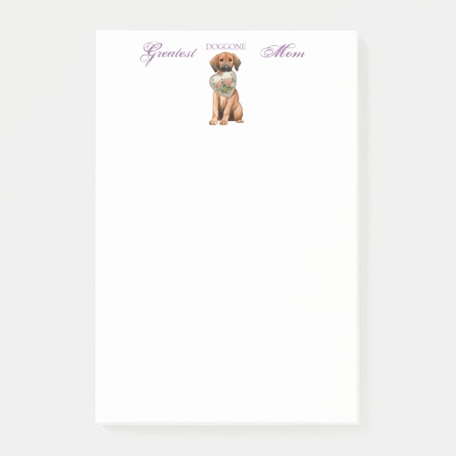 Redbone Heart Mamma Post- it Notes Post-it Block (Framsida)