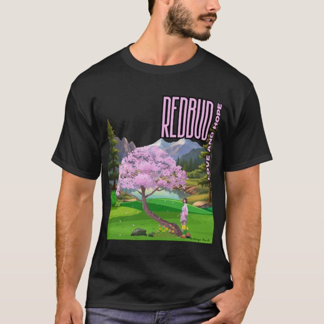 Redbud: Kärlek och Hope T Shirt (Framsida)