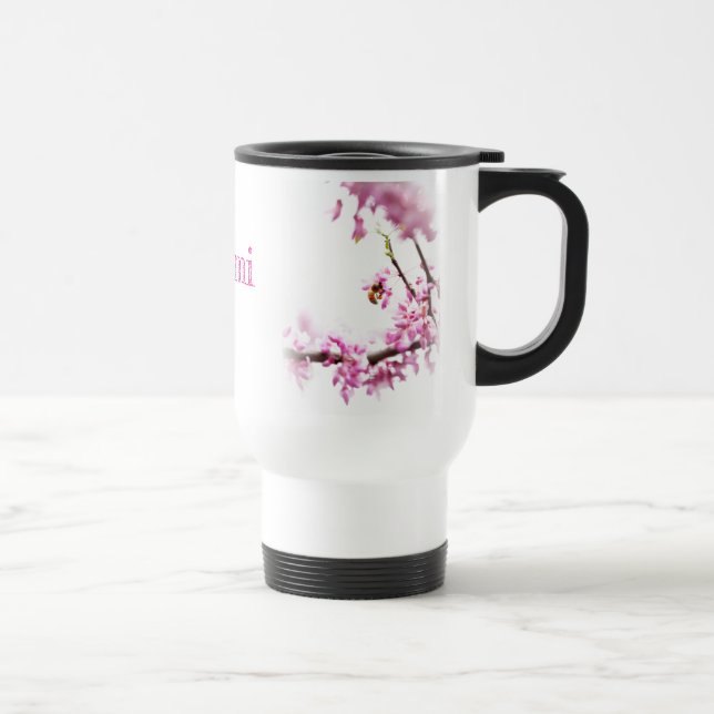 Redbud och honungsbin i Springtime Resemugg (Höger)
