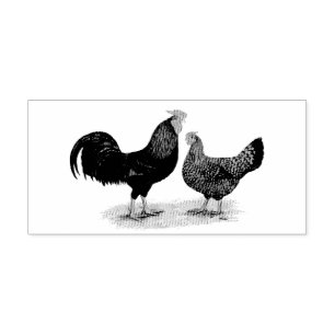 Redcap Chickens Självfärgande Stämpel