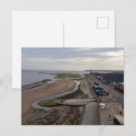 Redcar Beach från Beacon Vykort
