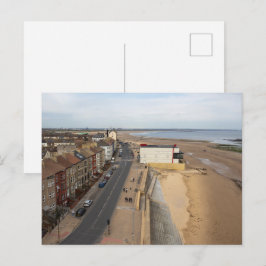 Redcar Beach från Beacon Vykort