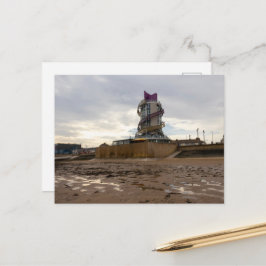 Redcar Beach och Beacon Vykort