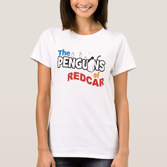 REDCAR T-Shirt Penguins de Redcar fullt färg (Framsida)