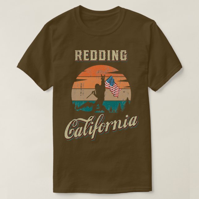 Redding California T Shirt (Design framsida)
