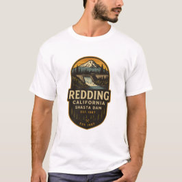 Redding Kalifornien Vintage-märke – Shasta Dam 188 T Shirt