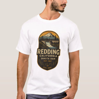 Redding Kalifornien Vintage-märke – Shasta Dam 188 T Shirt