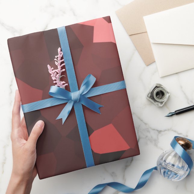 Reddisk Hue Crystallized Mönster Presentpapper (Gifting)