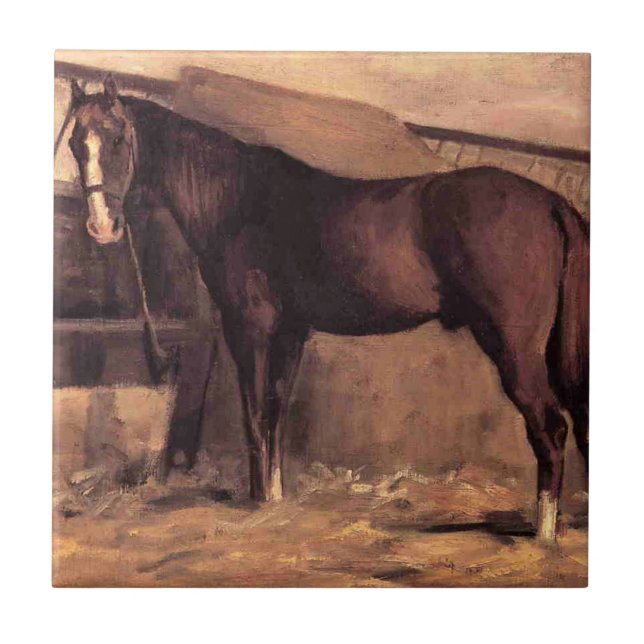 Reddiska Bay Horse i Stables Kakelplatta (Framsidan)