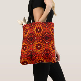 Reddiska Orangen Kaleidoscope Skriv ut till bag Tygkasse