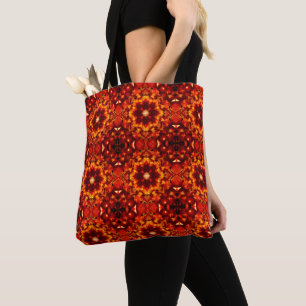 Reddiska Orangen Kaleidoscope Skriv ut till bag Tygkasse
