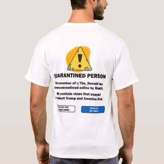 Reddit den Donald karantänskjortan T Shirt