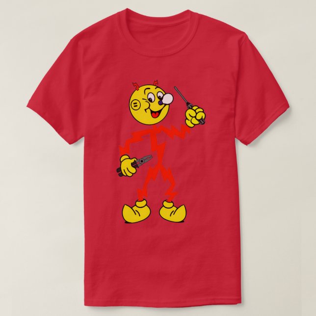 Reddy Kilowatt  (3)  T Shirt (Design framsida)