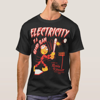 Reddy Kilowatt Baseball Hero T Shirt