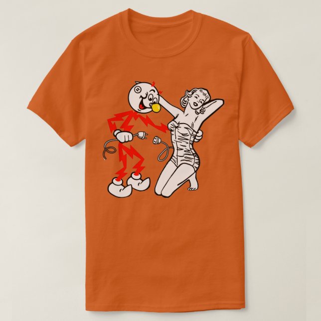 Reddy Kilowatt kommer att chockera dig T Shirt (Design framsida)