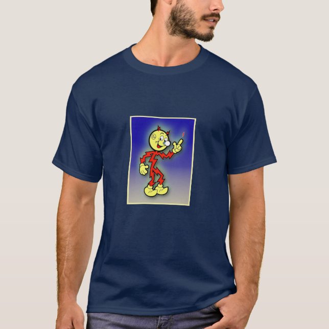 Reddy Kilowatt ramed T Shirt (Framsida)