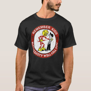 Reddy Kilowatts Warning, elektricitet Dödor dig T Shirt