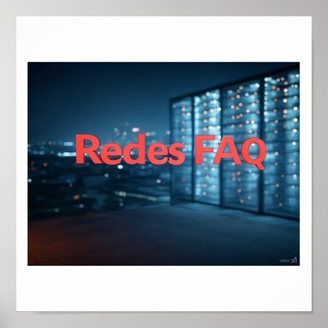 Redes FAQ Poster (Framsidan)