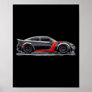 Redeye Dod Srt Cat Muscle Charger Brred helvetes S Poster
